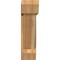 Ekena Millwork Traditional Slat Rough Sawn Bracket w/ Offset Brace, Western Red Cedar, 8"W x 30"D x 30"H BKT0806X30X30TRA06RWR - alternate 2